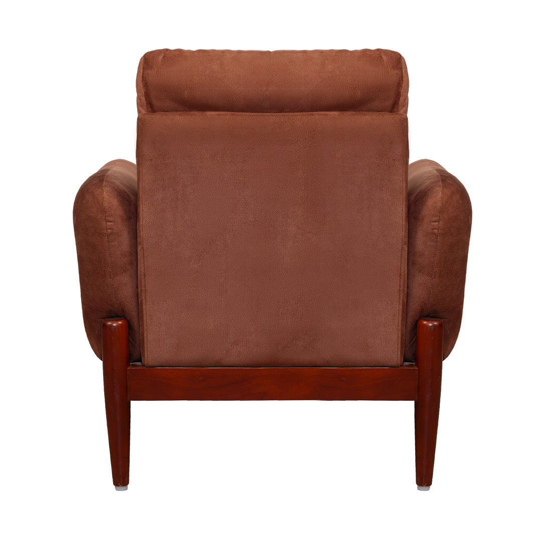 Enfield Fabric Sofa 1-Seater - Maroon_4