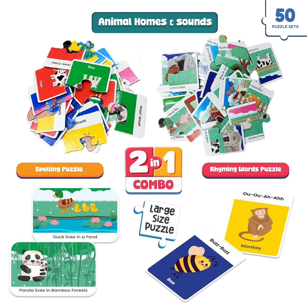 Funskool 2 In 1 Combo Animal Homes and Sounds_5