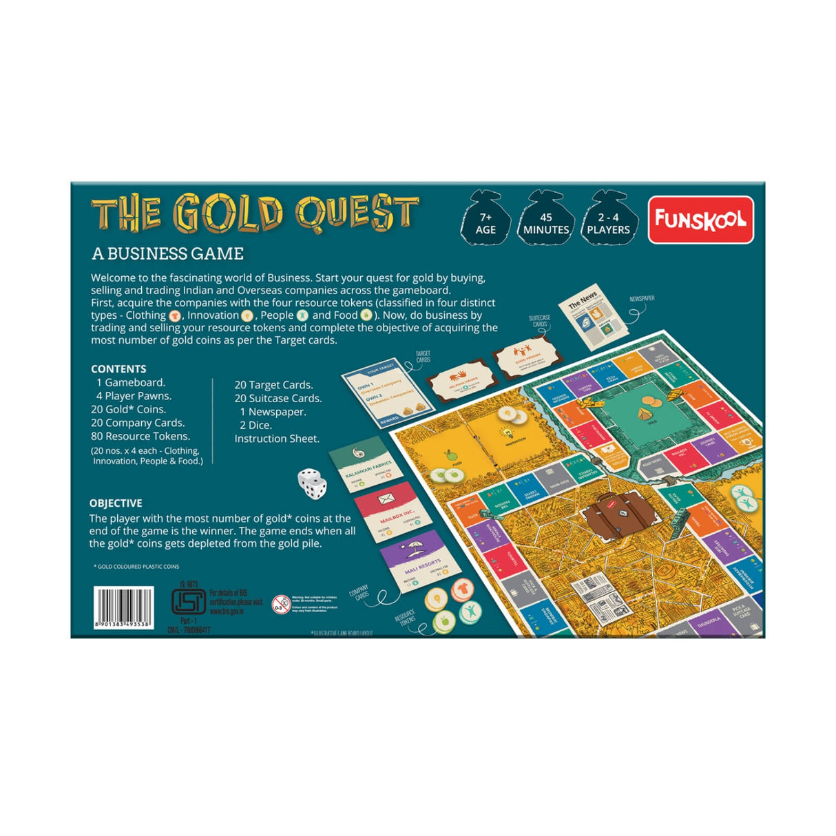 Funskool Business The Gold Quest Game_5