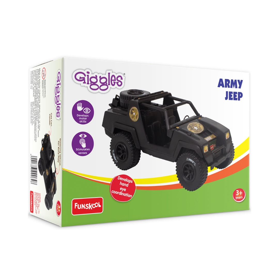 Funskool Giggles Army Jeep - Green_2