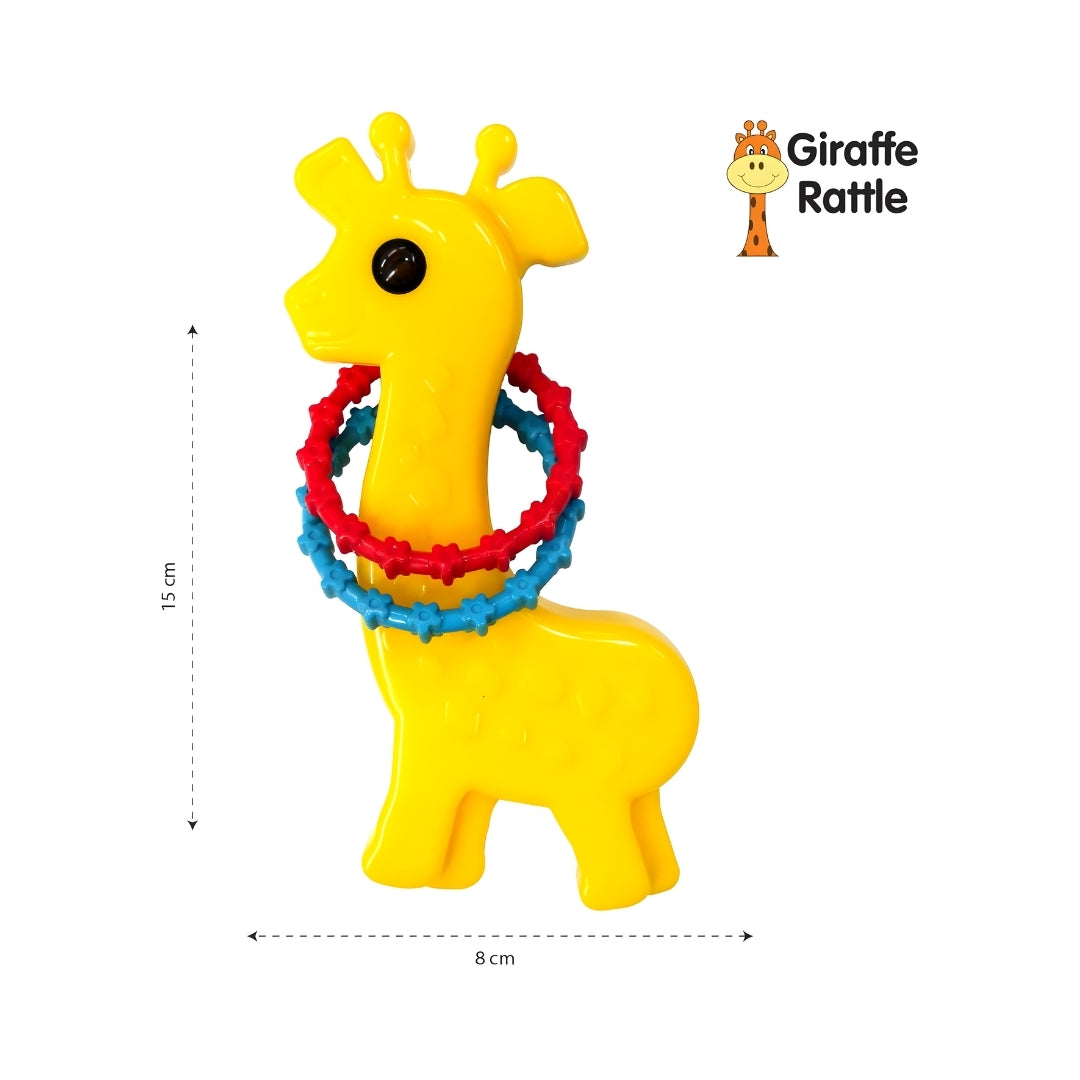 Funskool Giggles Baby Giraffe Rattle - Yellow_4