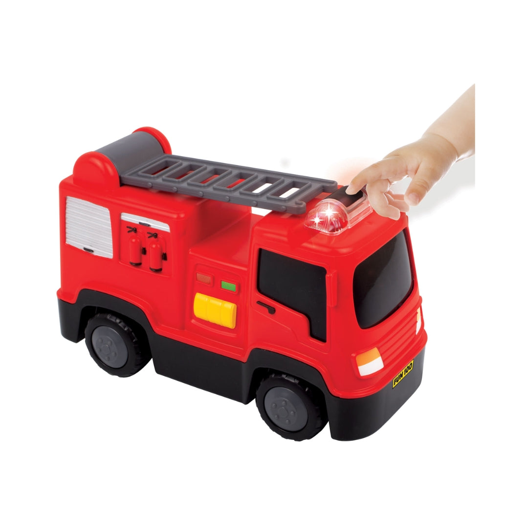 Funskool Giggles Fire Engine - Red and Black_6