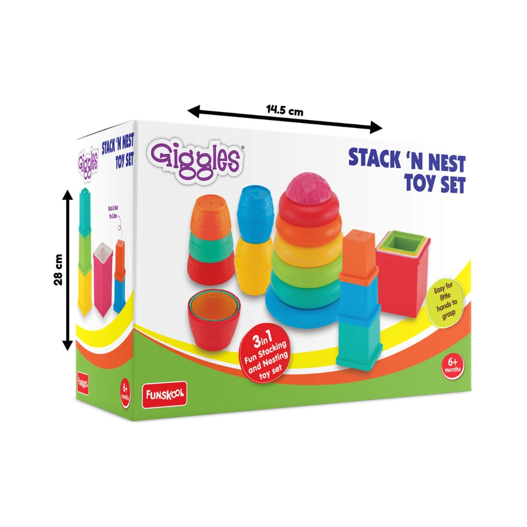 Funskool Giggles Stack N Nest Toy Set_3