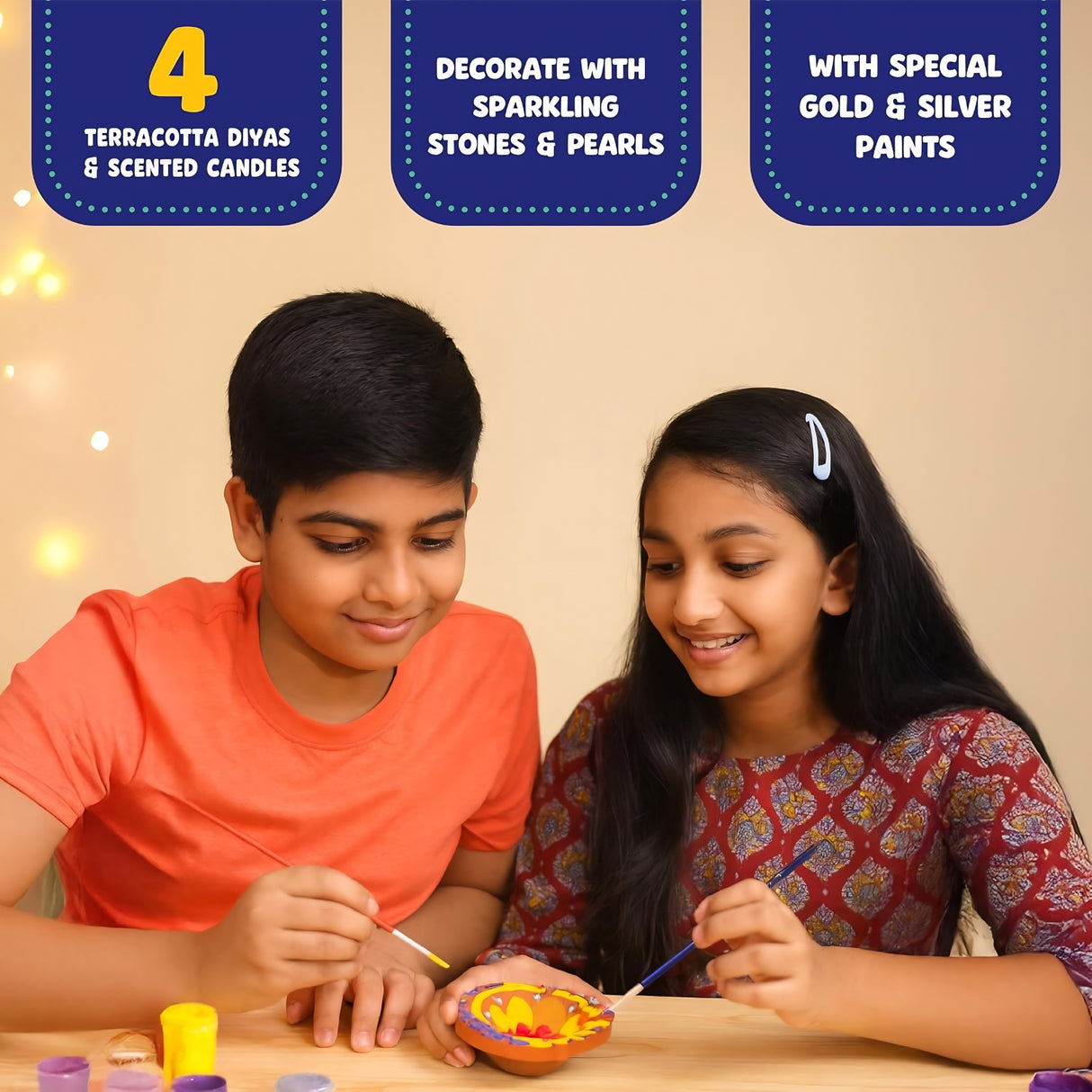 Funskool Handycrafts Diya Decor Kit_7