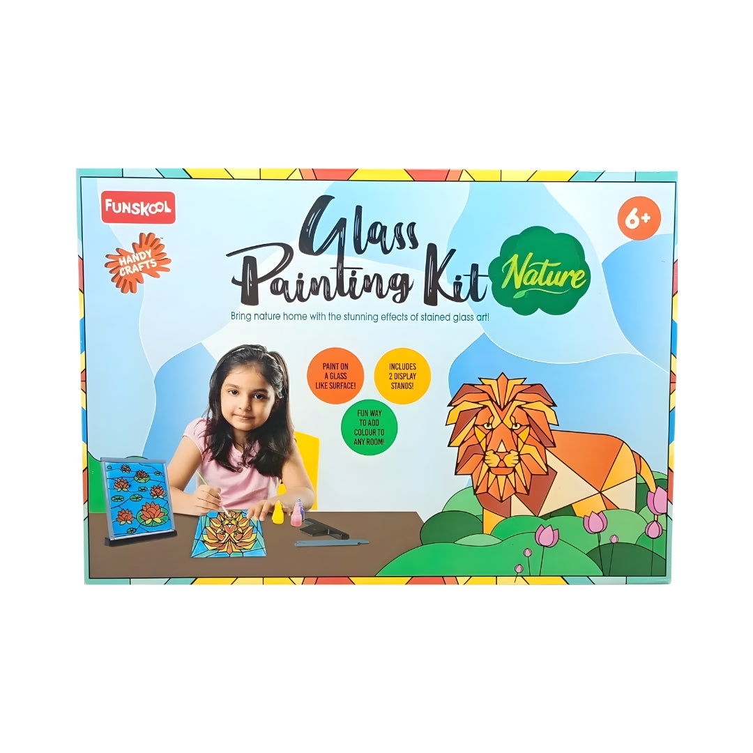 Funskool Handycrafts Glass Painting Kit Nature_3