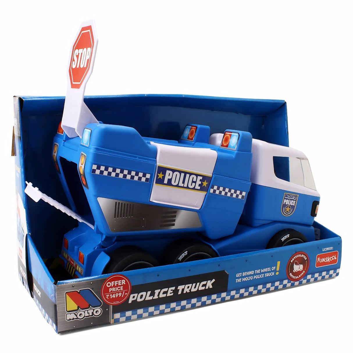 Funskool Molto Police Truck_2