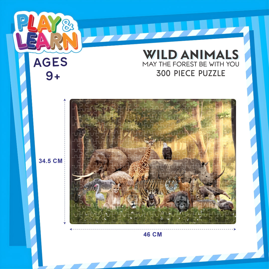 Funskool Wild Animals 300 Pcs Puzzle_03
