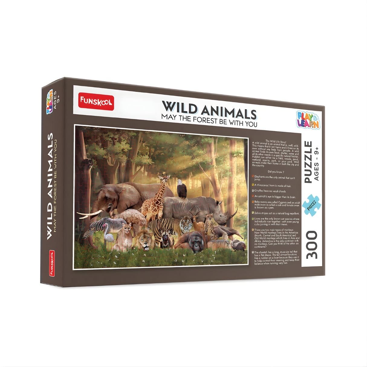 Funskool Wild Animals 300 Pcs Puzzle_2