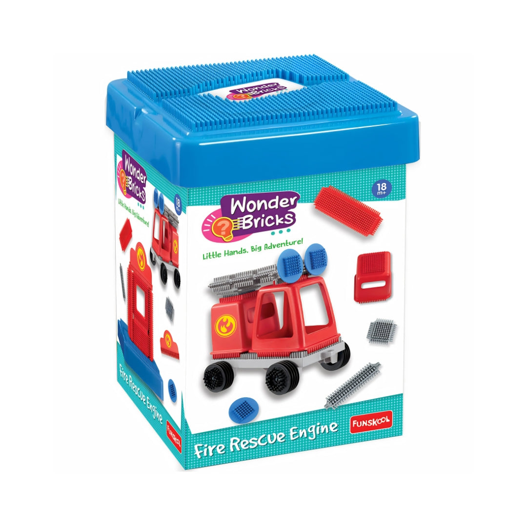 Funskool Wonder Bricks Fire Rescue Engine_02