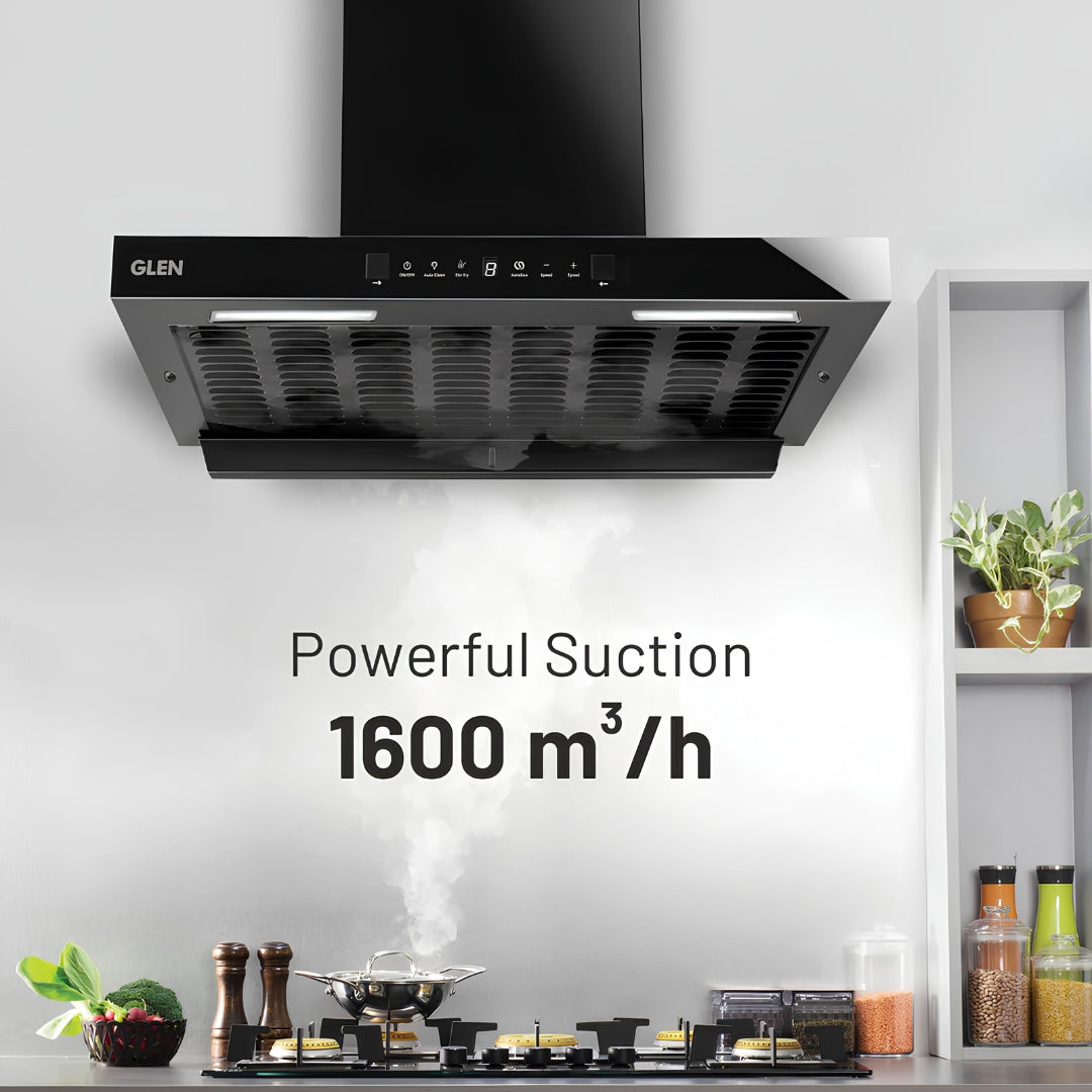 Glen Cooker Hood Chimney 90 1600 - Black_4
