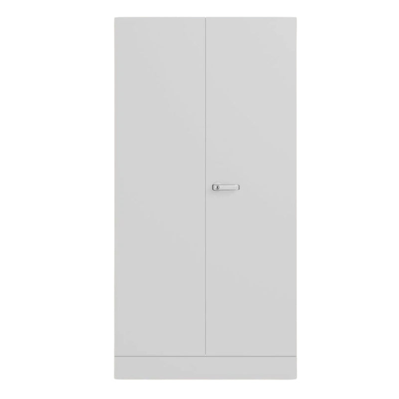 Godrej Auraline Men Premium 2-Door Steel Wardrobe - Textured Bond White