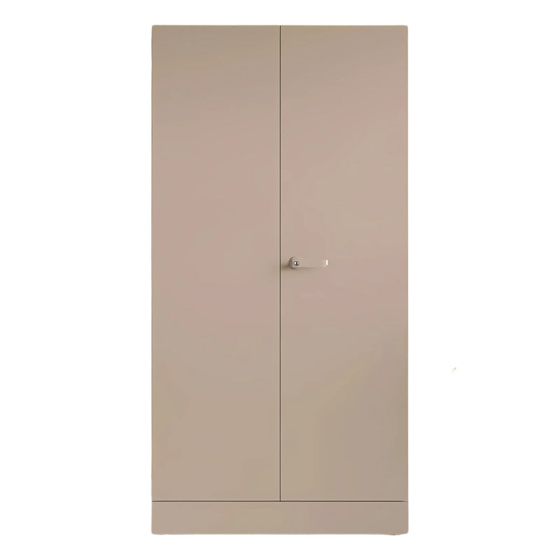 Godrej Auraline Women Basic 2-Door Steel Wardrobe - Textured Affogato