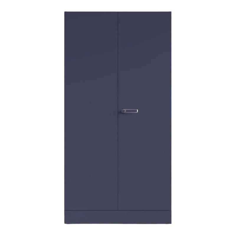 Godrej Auraline Women Basic 2-Door Steel Wardrobe - Textured Navy Blue