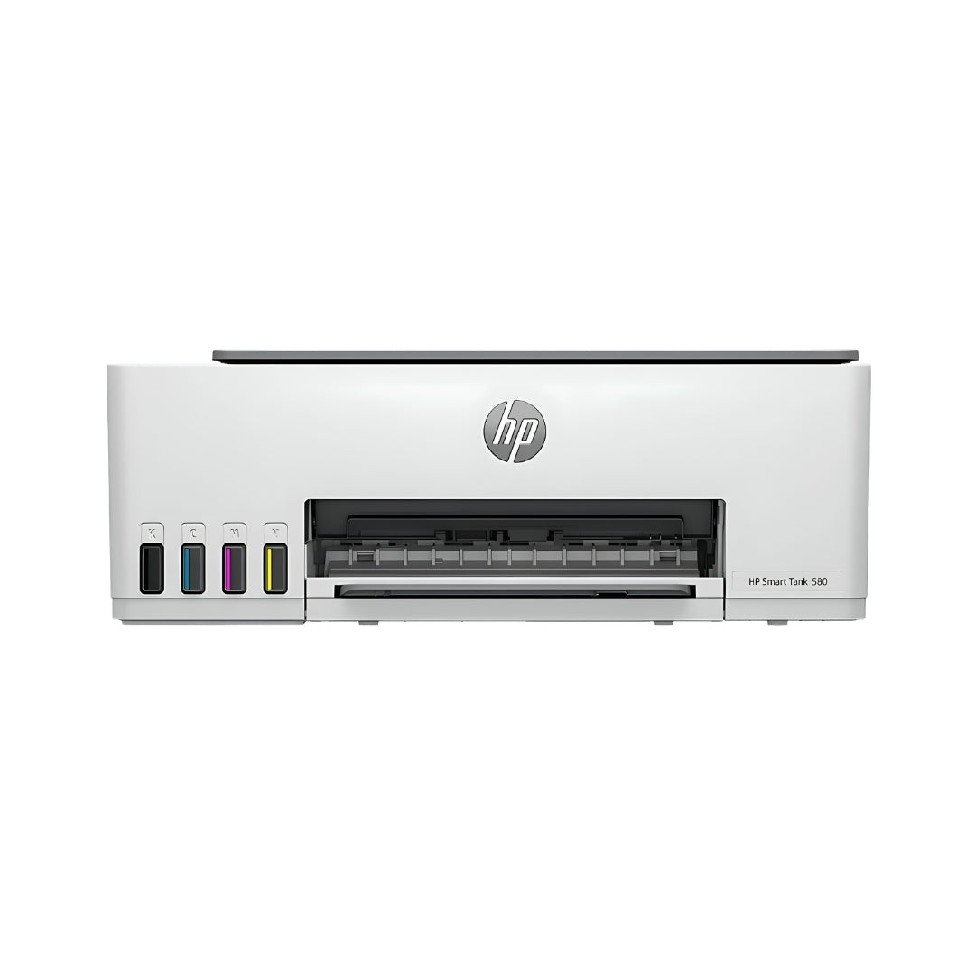 HP Smart Tank 580 All-in-One Wireless Printer - White_FrontView