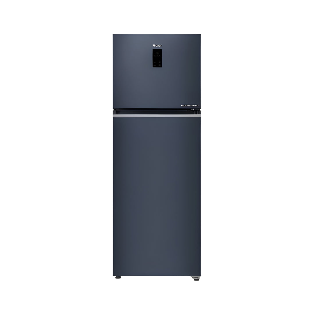 HaierHRF-4083PLKG-P358L3-StarFrost-FreeDoubleDoorRefrigerator_BlackGlass_1_FrontView