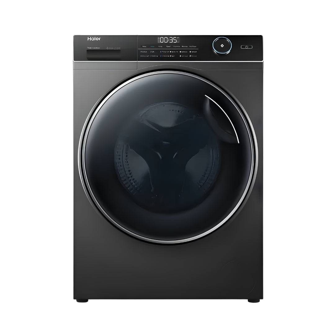 HaierHW80-DM14959CS8U1FullyAutomaticFrontLoadWashingMachine8kg-DarkJadeSilver_FrontView_1