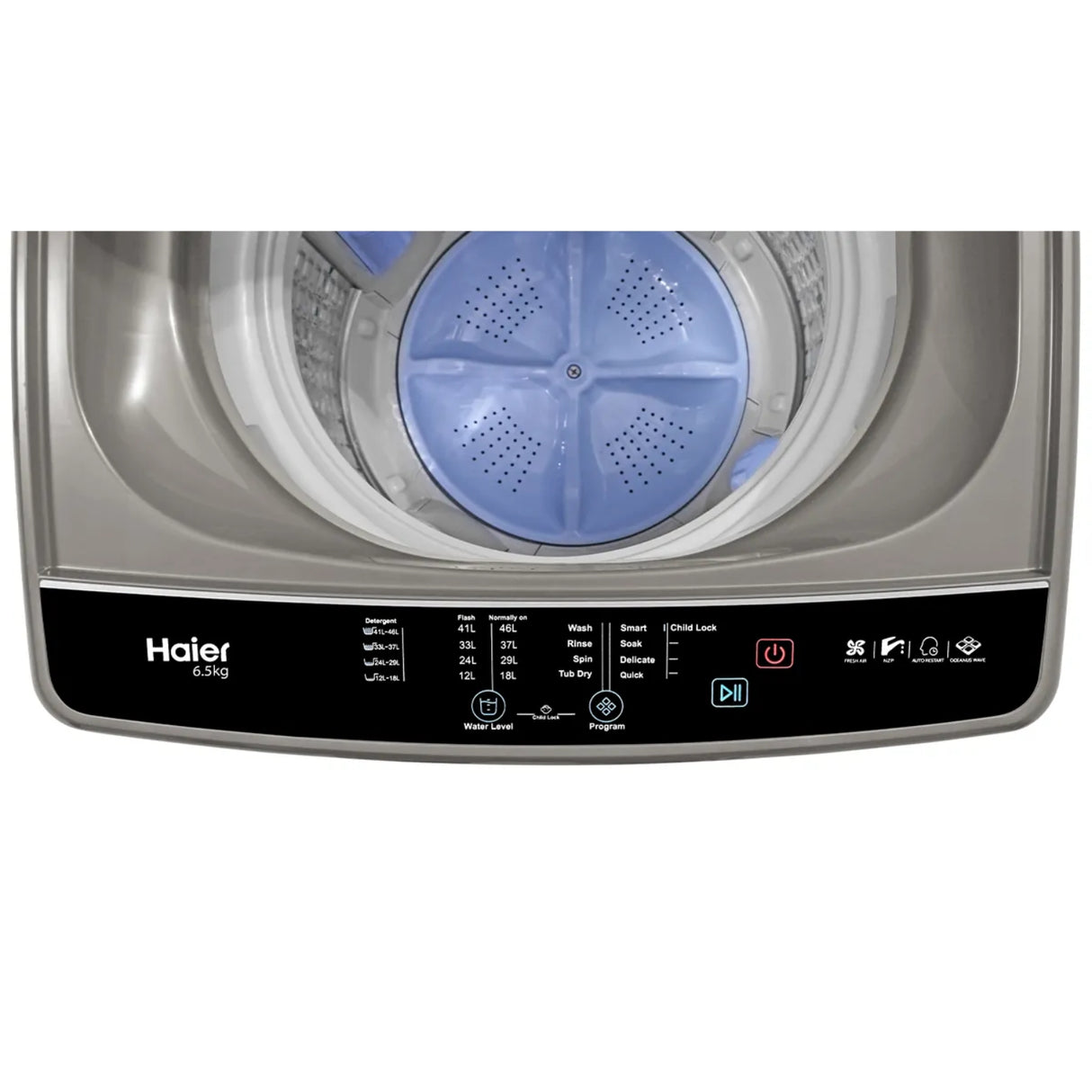 Haier Fully Automatic Top Load Washing Machine HWM-65-306ES5 PUNE FAFL 6.5 kg - Brown Grey_6