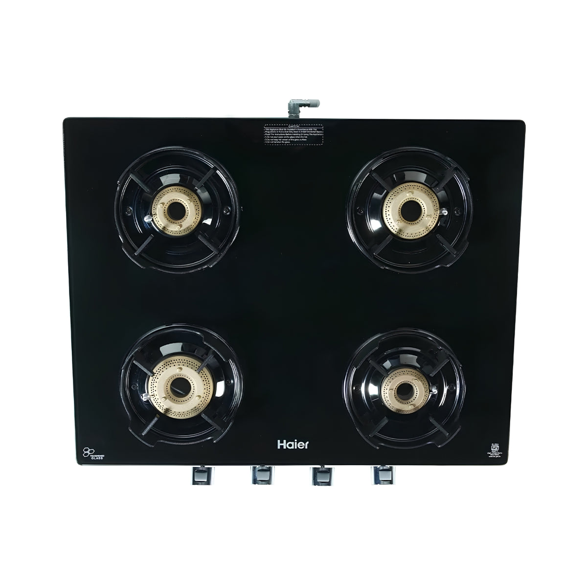 Haier HIC-Q26416-IN 4 Burner Gas Stove – Black_4