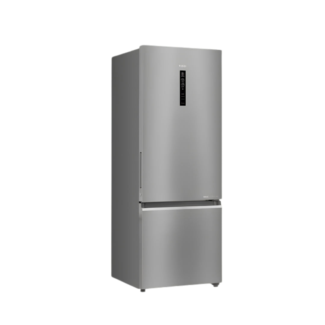 Haier HRB-4052BISA-P Double Door Bottom Mount Refrigerator 355 L - Inox Steel_Left View