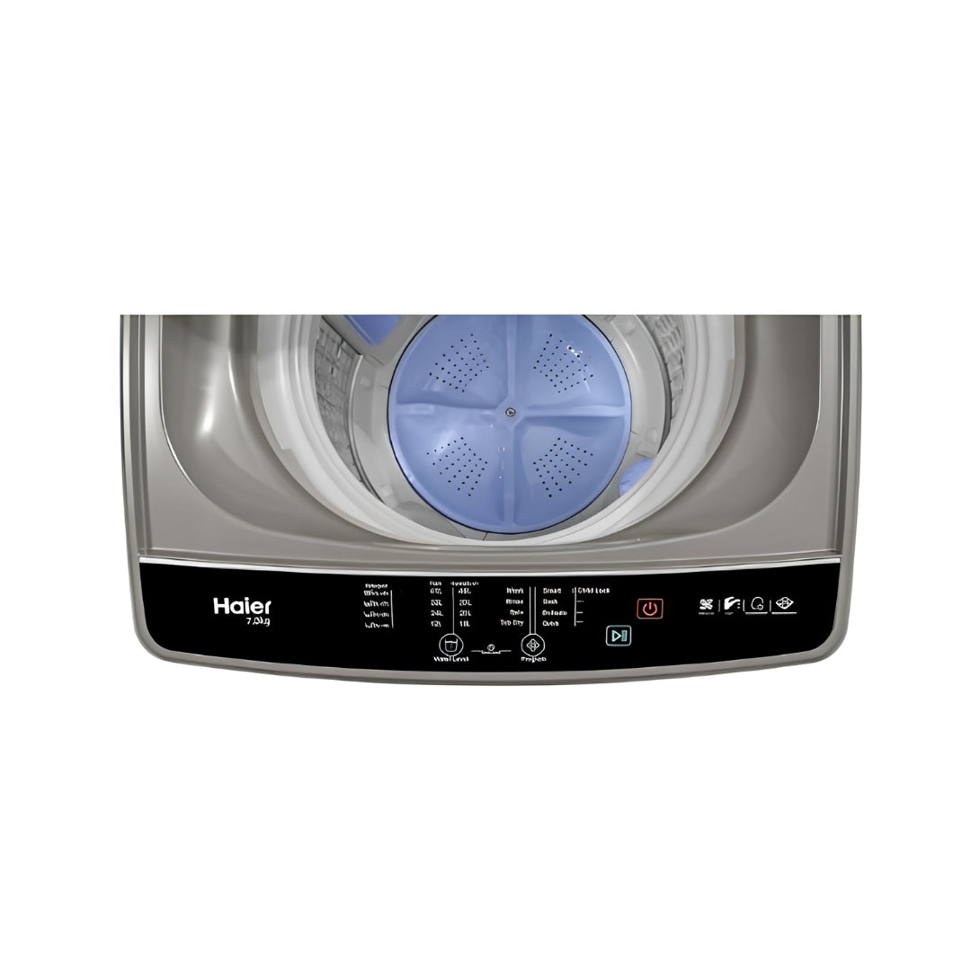 Haier HWM70-306ES5N1 Fully Automatic Top Load Washing Machine 7 Kg - Brown Grey_Drum View