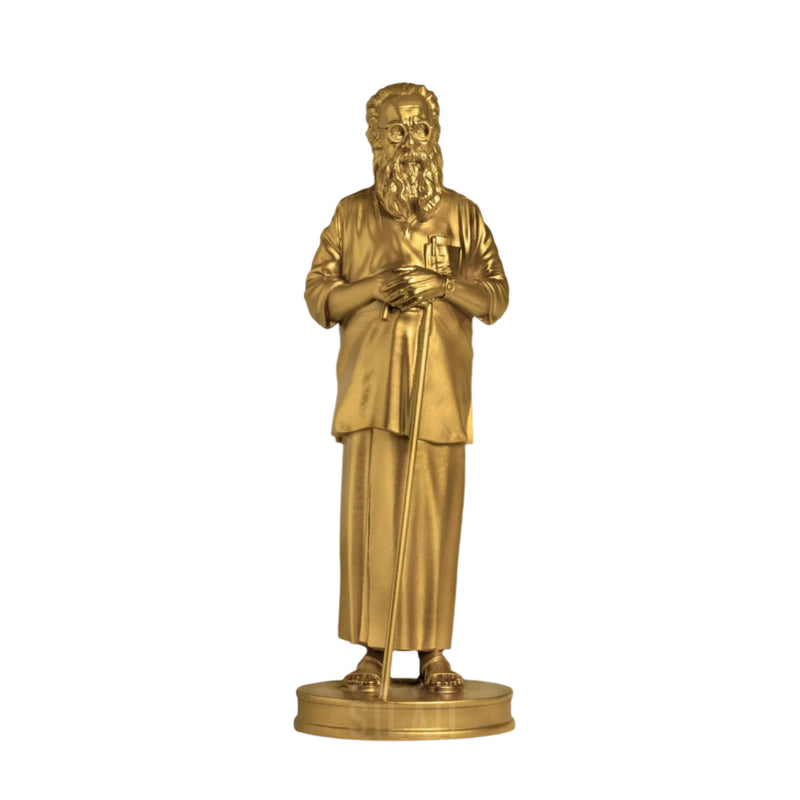 Thanthai Periyar Full Figure 10 In Sculpture - Gold