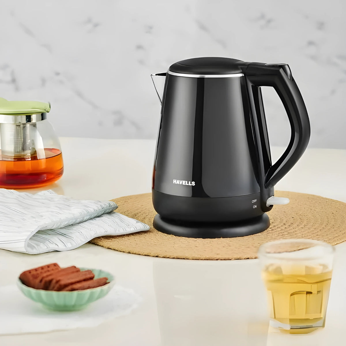 Havells 1250 W Aqua Plus GHBKTATK125 Electric Kettle 1.2 L – Black_4