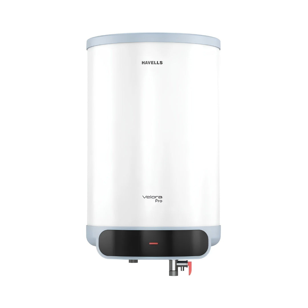 Havells Velora Pro Water Heater 10 L - White and Blue_Front view