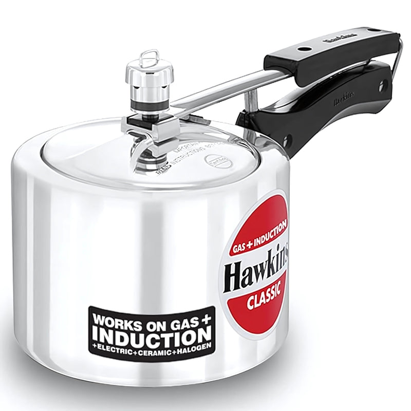 Hawkins Classic Tall Aluminium Pressure Cooker 2L