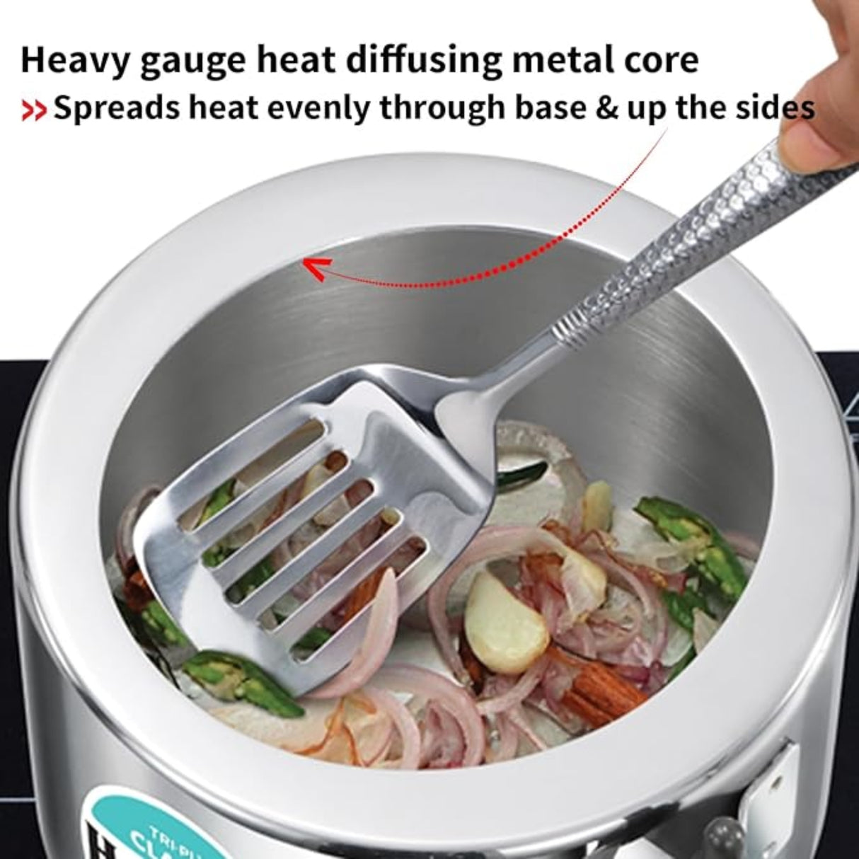 Hawkins Classic Triply Stainless Steel Pressure Cooker (SSTCL20) 2 L_5