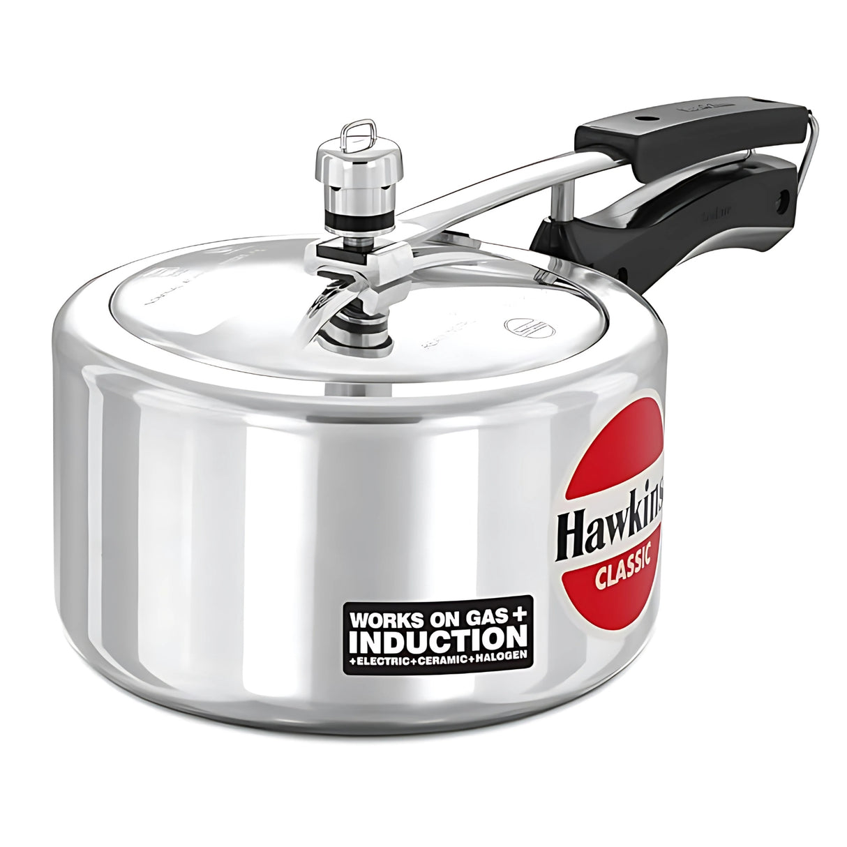 Hawkins Classic Wide Aluminium Pressure Cooker (ICL3W) 3 L_1