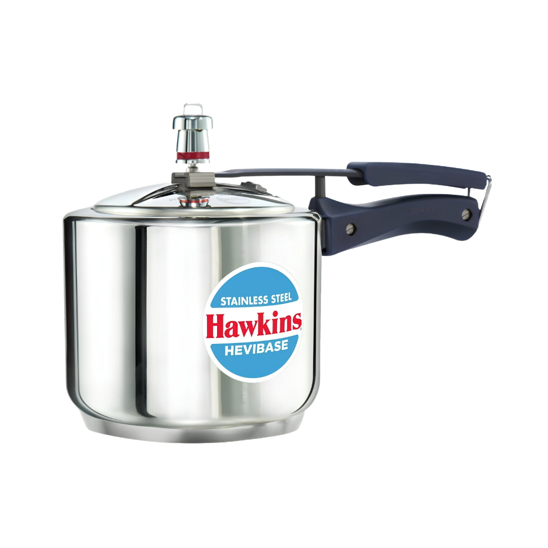 Hawkins Hevibase Stainless Steel Pressure Cooker (HSI3T) 3 L_Front View