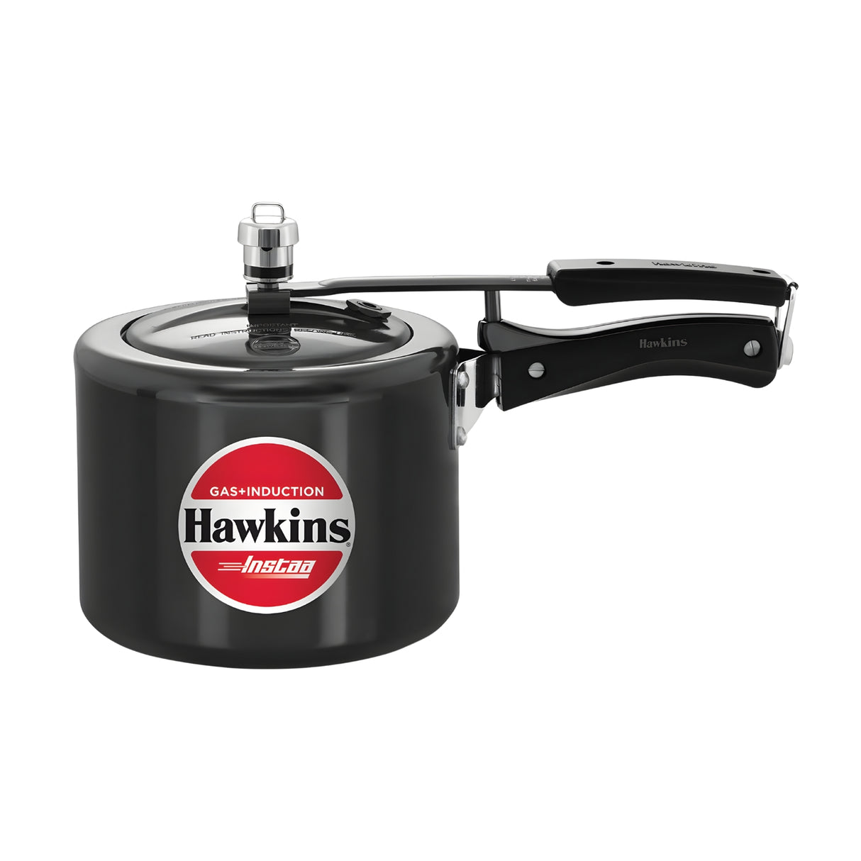 Hawkins Instaa Hard Anodised Tall Pressure Cooker (IIH3T3) L - Black_1