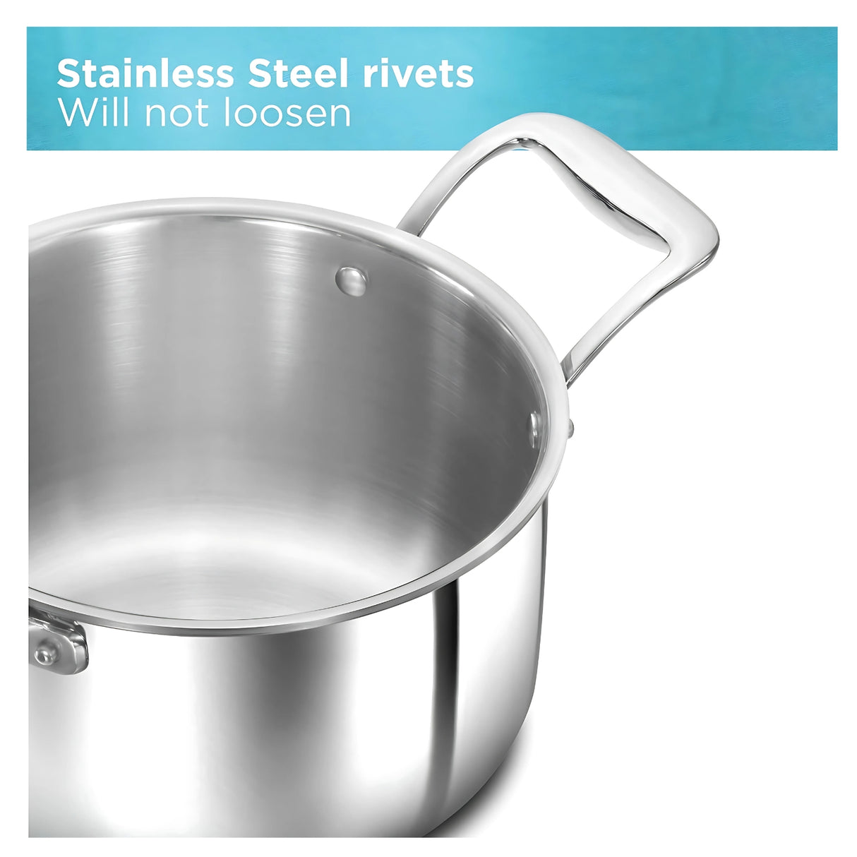 Hawkins Pro Tri-Ply Milk Pan with SS Lid (PSMP30S) 18 cm \ 3 L_6