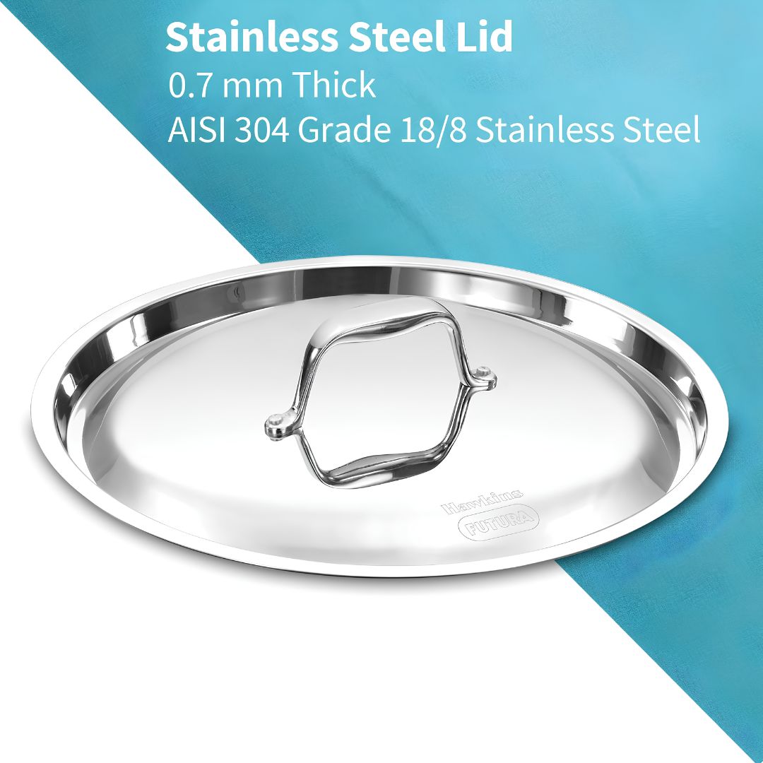 Hawkins Pro Tri-Ply Stainless Steel Deep Fry Pan with Lid (PSK15S) 22 cm_Features_8