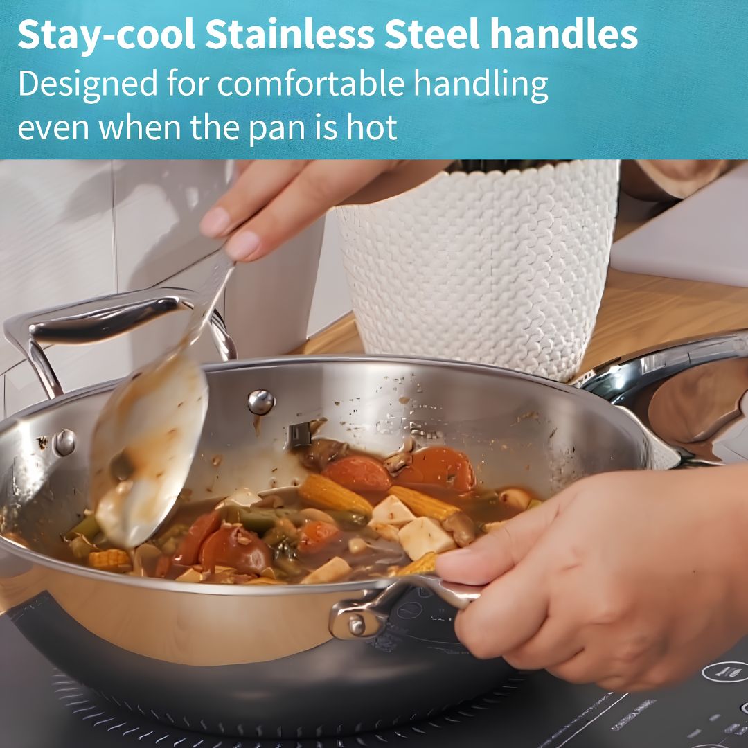 Hawkins Pro Tri-Ply Stainless Steel Deep Fry Pan with Lid (PSK35S) 26 cm_Features_3