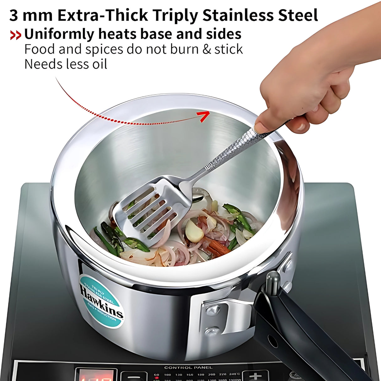 Hawkins Tri-Ply SS Pressure Cooker (HSST15) 1.5 L_2