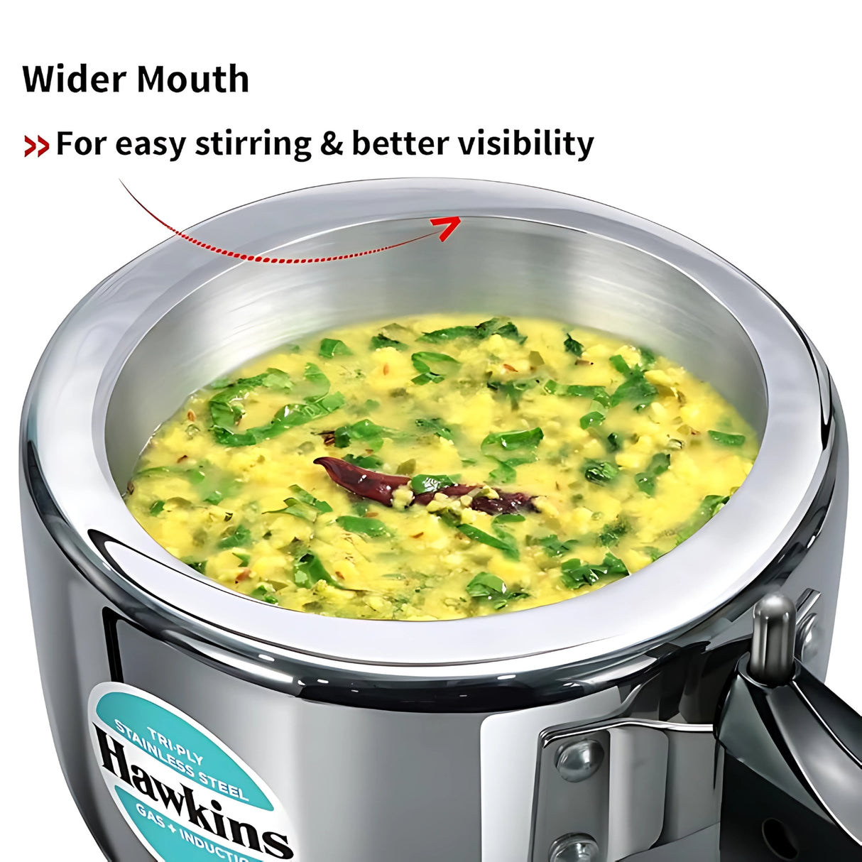 Hawkins Tri-Ply SS Pressure Cooker (HSST15) 1.5 L_3