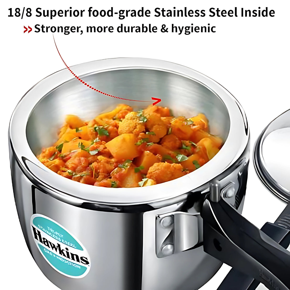 Hawkins Tri-Ply SS Pressure Cooker (HSST25) 2.5 L_4