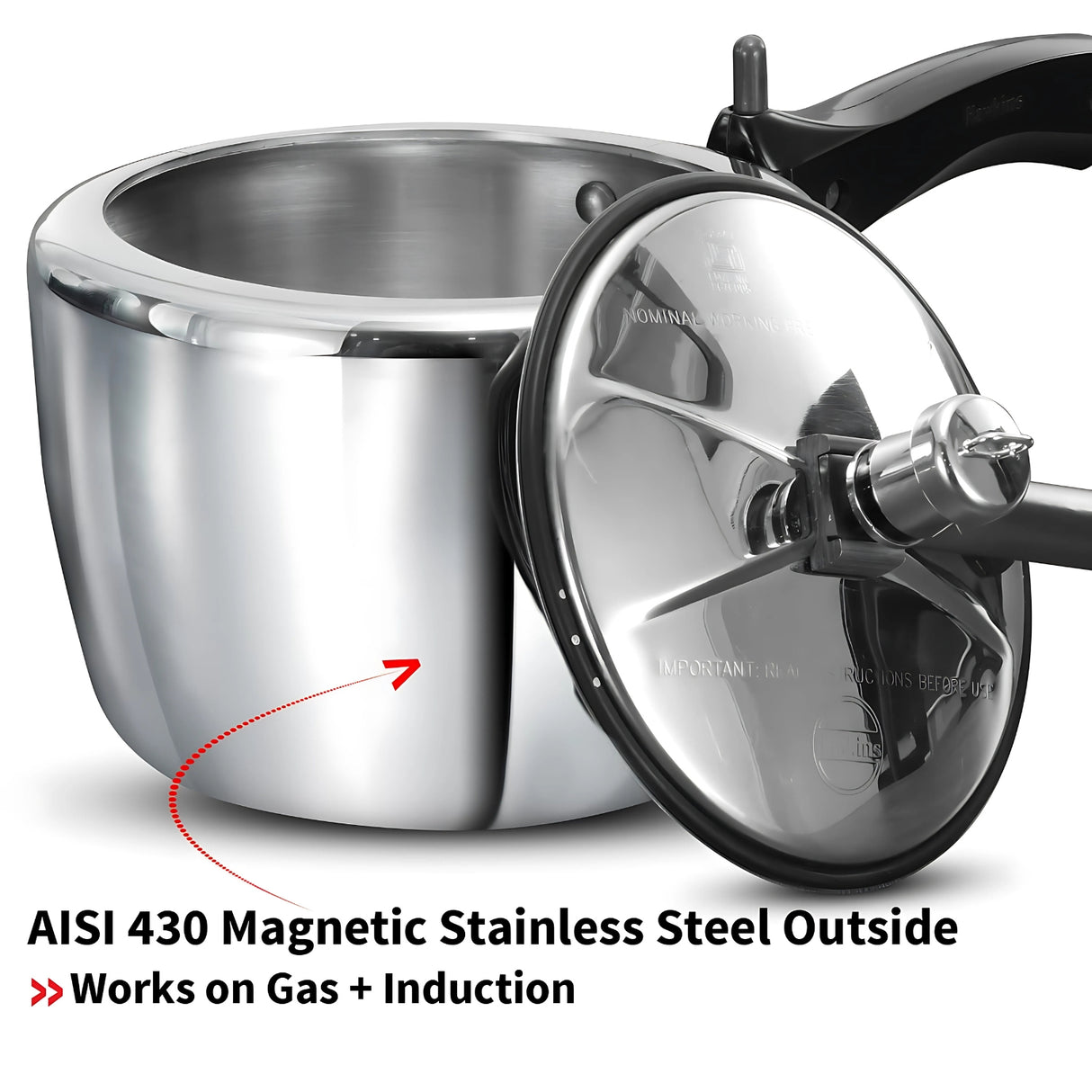 Hawkins Tri-Ply SS Pressure Cooker (HSST25) 2.5 L_6