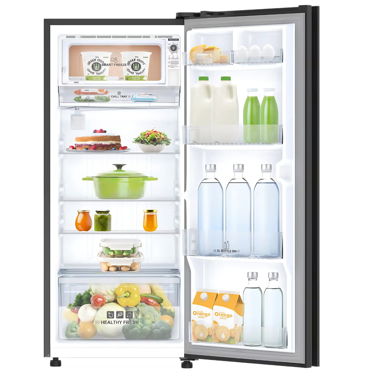 IFB 197 L 5-Star Direct Cool Refrigerator IFBDC-2235IRG – Black Glass - Image 5 - Buy Online at Chera Home Junction Coimbatore