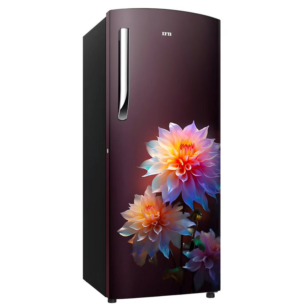 IFB IFBDC-2135IRN 187 L 5-Star Direct Cool Refrigerator – Red Flower_3