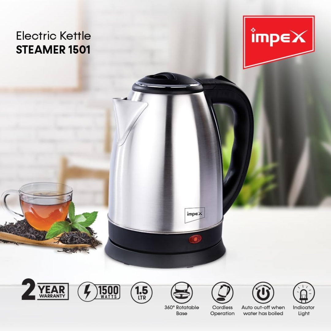 IMPEX ELECTRIC KETTLE (STEAMER 1501) FG01662
