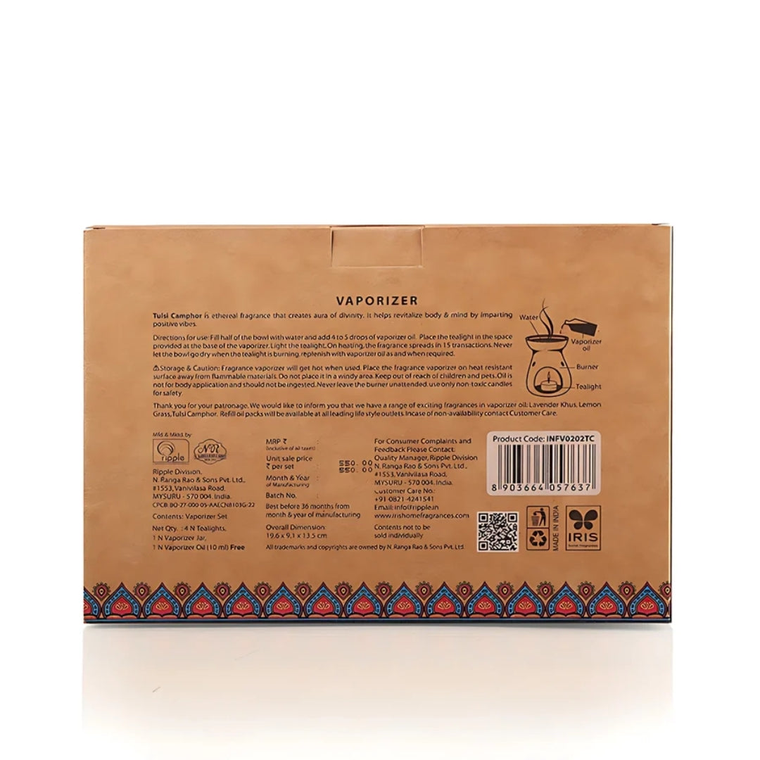 IRIS Amogha Vaporizer-Tulsi Camphor_Back