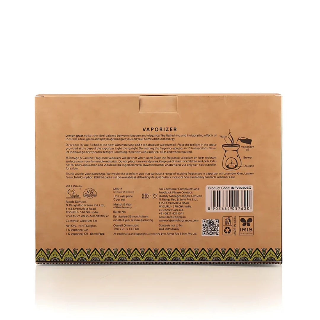 IRIS Amogha Vaporizer Set-Lemon Grass_Back
