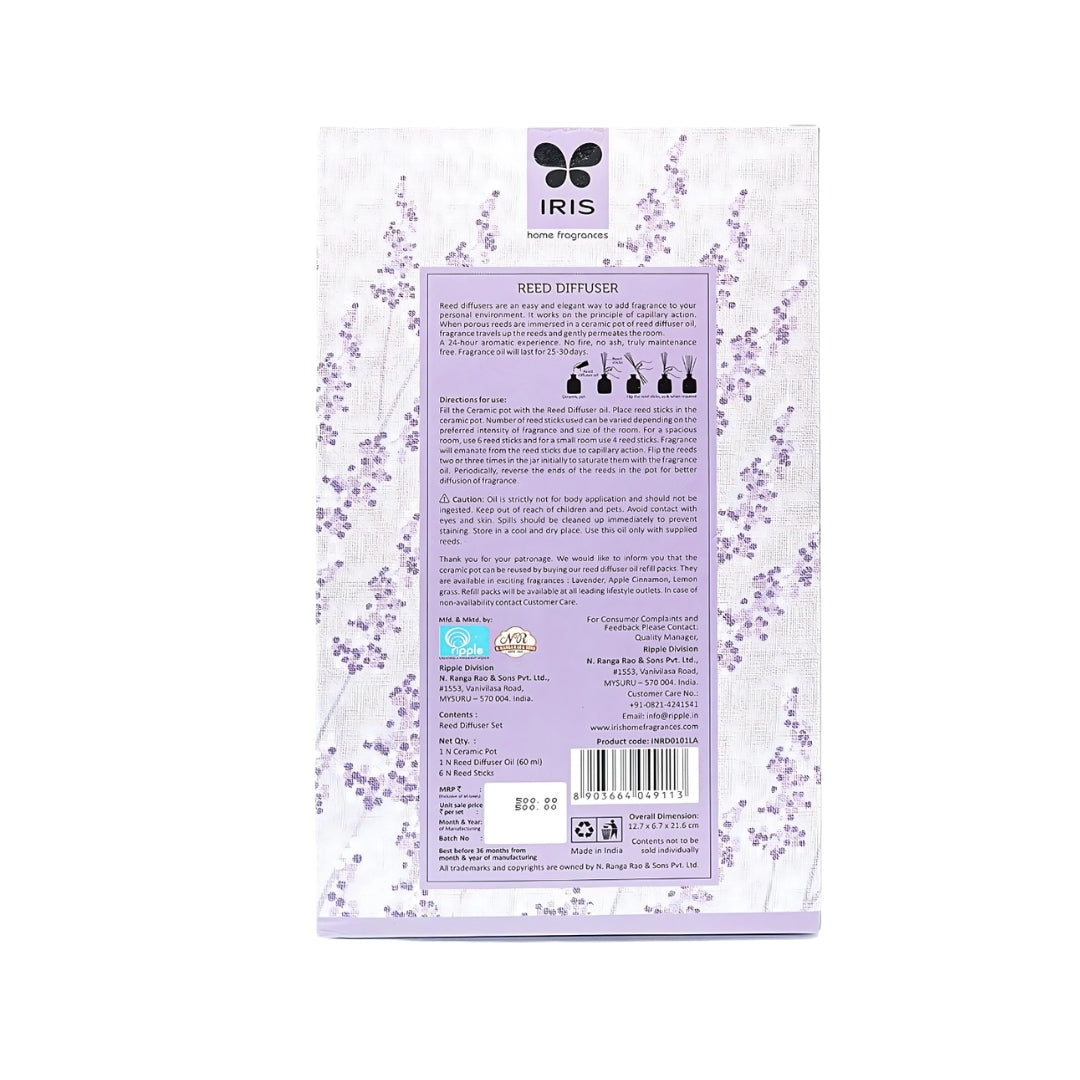 IRIS Reed Diffuser Set-Lavender_6