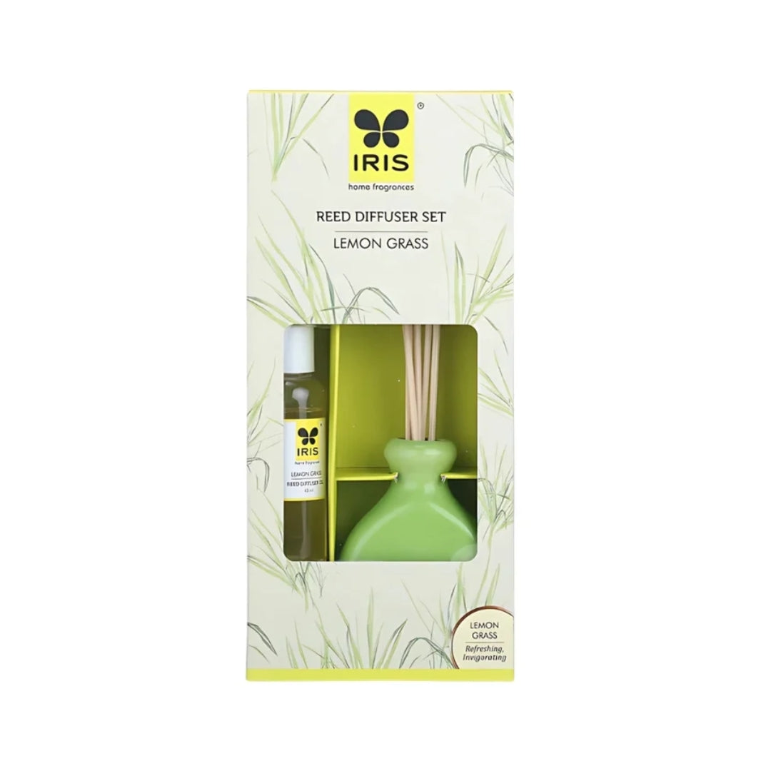 IRIS Reed Diffuser Set-Lemongrass_Box