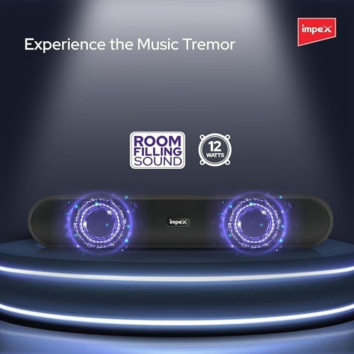 Impex Musikbar M1012 Portable Soundbar - Black - Image 4 - Buy Online at Chera Home Junction Coimbatore