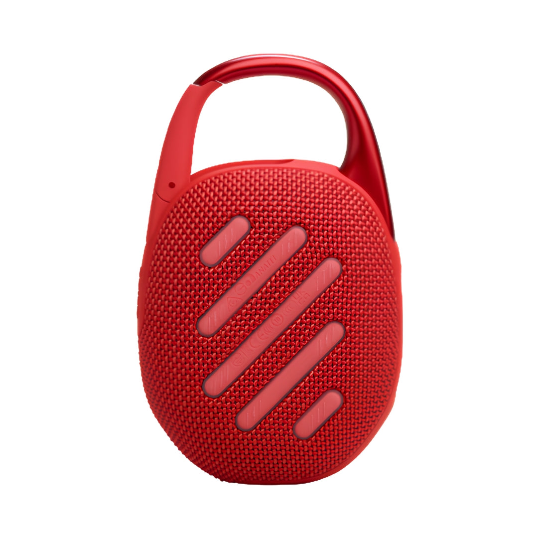 JBL CLIP5 Wireless Ultra Portable Bluetooth Speaker- Red_Back View