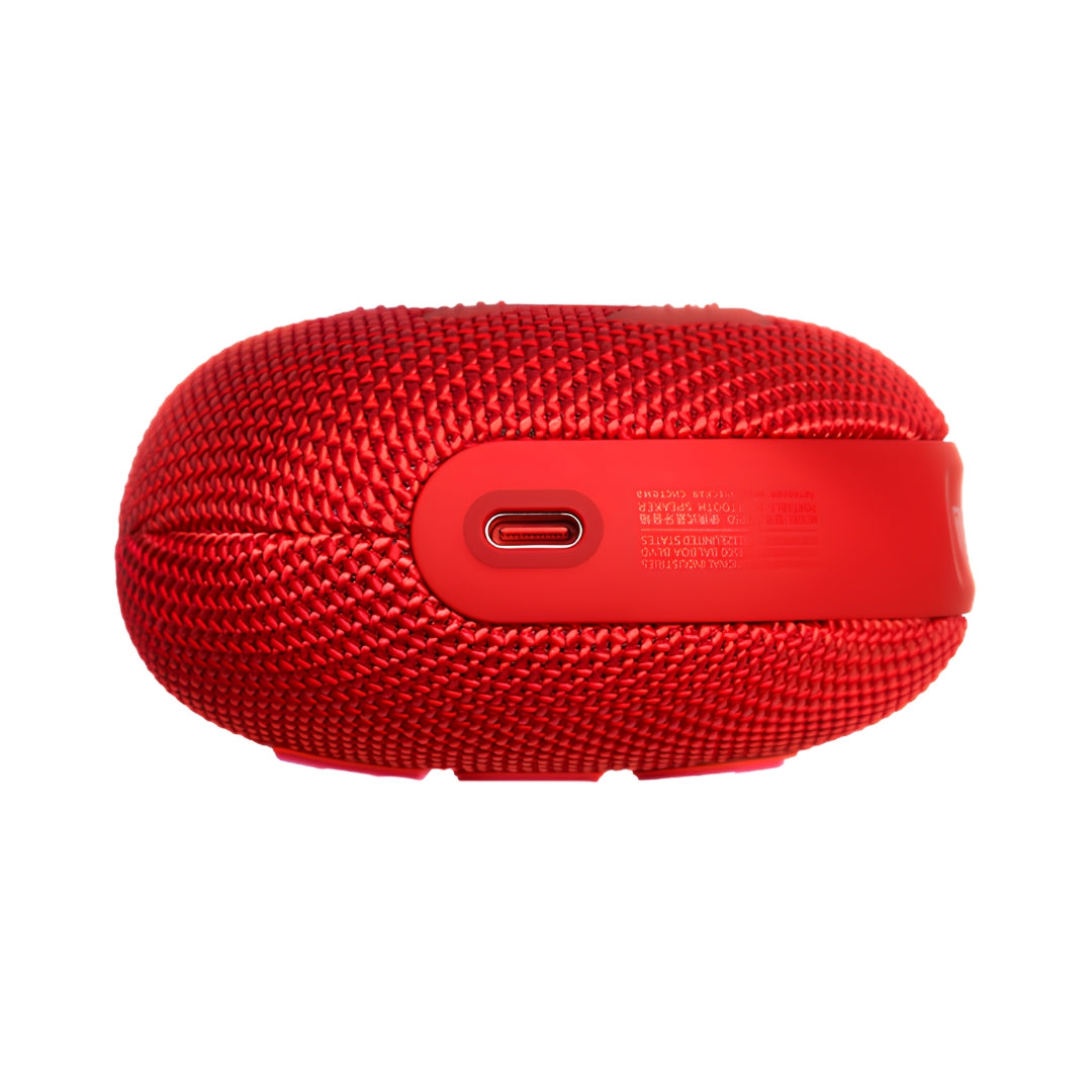 JBL CLIP5 Wireless Ultra Portable Bluetooth Speaker- Red_Bottom View