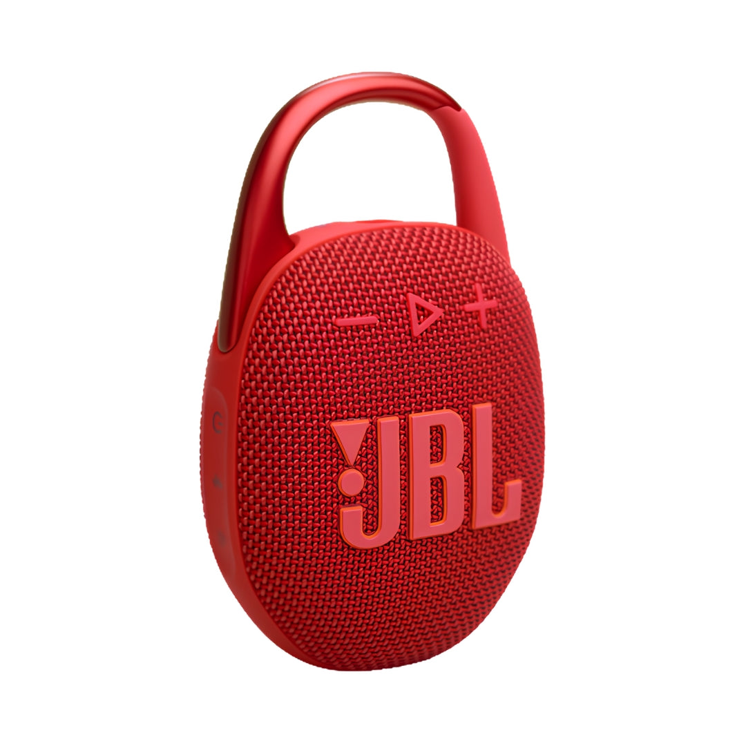 JBL CLIP5 Wireless Ultra Portable Bluetooth Speaker- Red_Front View